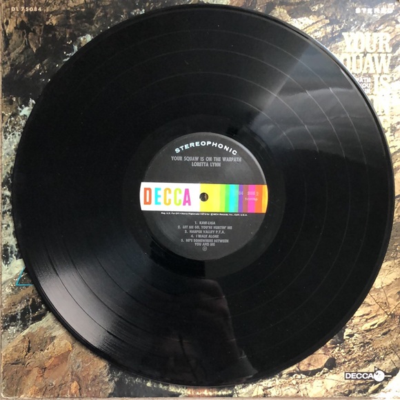 Loretta Lynn Your Squaw Is On The Warpath Vinyl Lp '69 - Picture 7 of 8